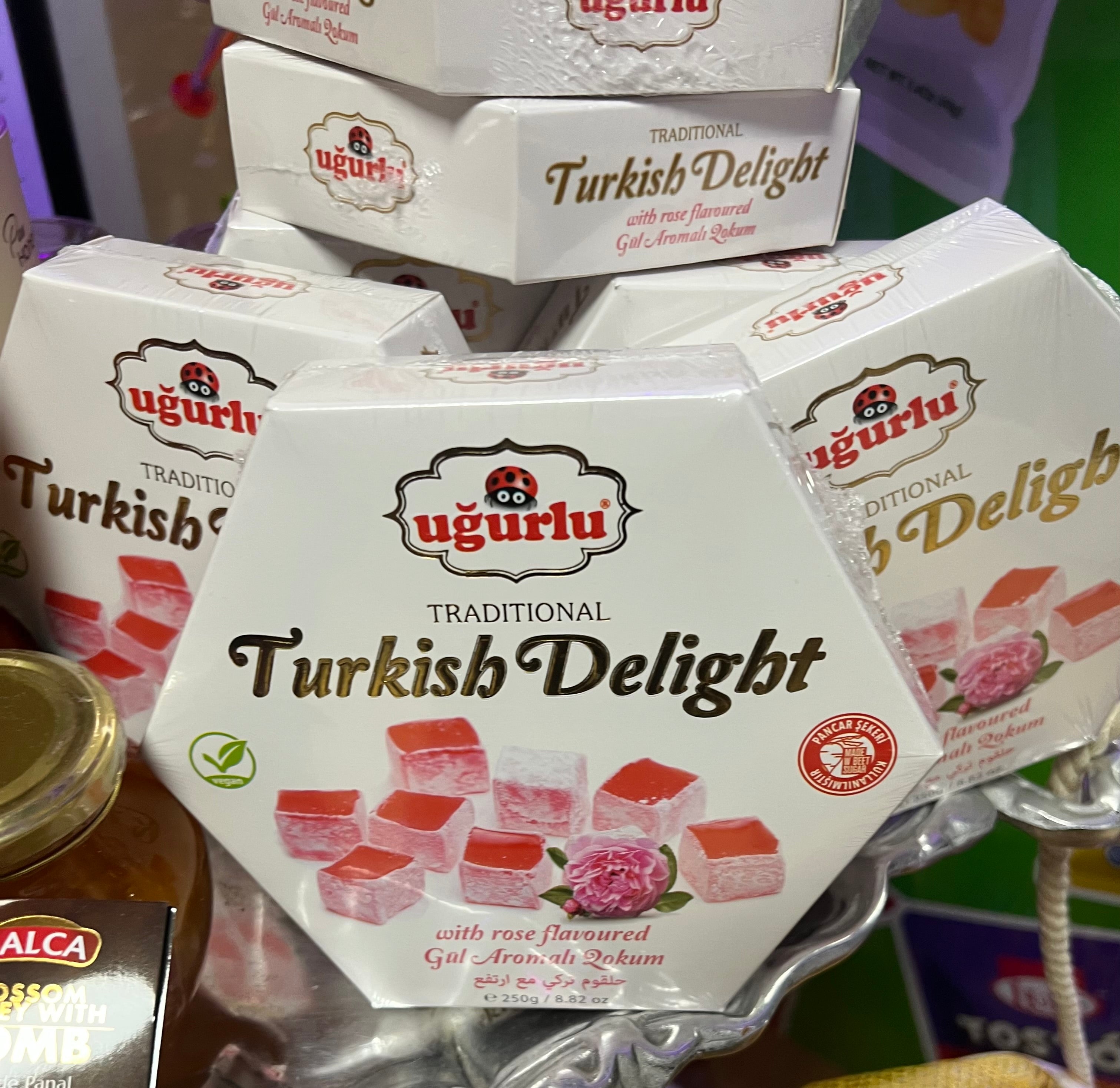 Turkish Delight Rose Flavor – Uğurlu (250g)